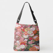 Japanse Bloemkersenbloesem Sakura Wit Rood Crossbody Tas (Voorkant)