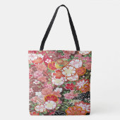Japanse Bloemkersenbloesem Sakura Wit Rood Tote Bag (Voorkant)