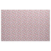 japanse bloemkolen paars stof (Fat Quarter)