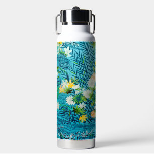 Japanse bloemontwerpen waterfles