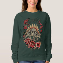 Japanse Bloemrijke Stegosaurus Kunst