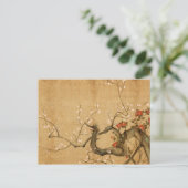 Japanse bloemtuin briefkaart (Staand voorkant)