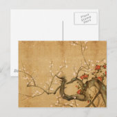 Japanse bloemtuin briefkaart (Voorkant / Achterkant)