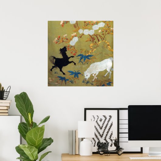  Japanse bloesems voor de foal en de Cherry Poster (Thuiskantoor)