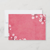 Japanse Blossom RSVP (Achterkant)