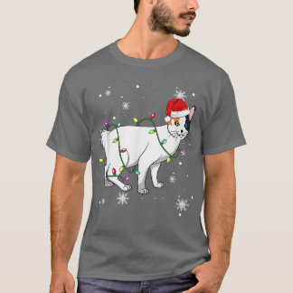 Japanse Bobtail Cat kerstmis laat kerstmis vallen T-shirt