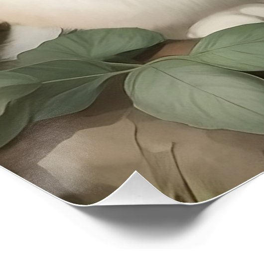 Japanse Bobtail Cat Perfect Poster (Hoek)