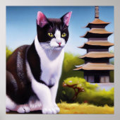 Japanse Bobtail Cat Poster (Voorkant)