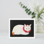 Japanse Bobtail Cat, Shotei Briefkaart (Staand voorkant)