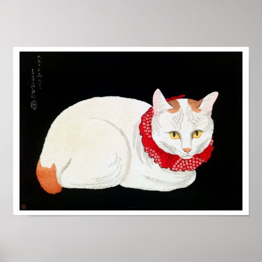Japanse Bobtail Cat, Shotei Poster (Voorkant)