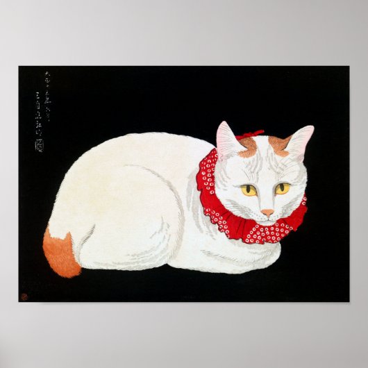 Japanse Bobtail Cat, Shotei Poster (Voorkant)