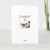 Japanse Bobtail Cat verjaardagsfeest Pet Kaart (Achterkant)