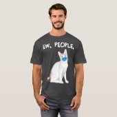Japanse Bobtail Ew Mensen grappige kat die verdien T-shirt (Voorkant volledig)