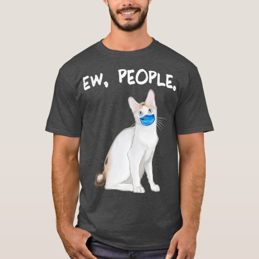 Japanse Bobtail Ew Mensen grappige kat die verdien T-shirt (Voorkant)