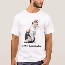Japanse Bobtail Kat Maak Je Eigen Tekst  T-shirt