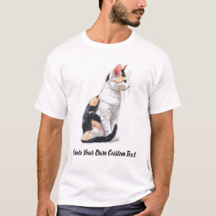 Japanse Bobtail Kat Maak Je Eigen Tekst T-shirt