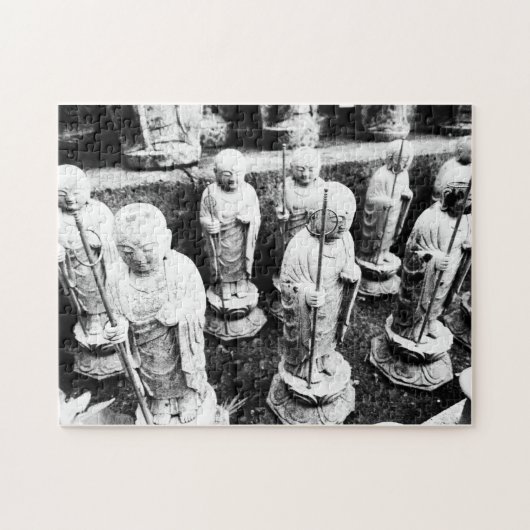 Japanse Boeddha-beelden Legpuzzel (Horizontaal)