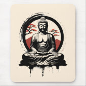 Japanse Boeddha Zen Muismat (Voorkant)