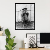 Japanse boerenregenjas 1885 poster (Thuiskantoor)