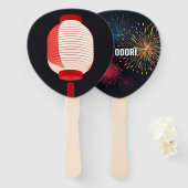 Japanse Bon Odori Festival Fans |  Handwaaier (Voorkant en achterkant)