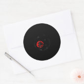 Japanse bonsai - boom Enso - cirkelkat Lover Bonsa Ronde Sticker (Envelop)