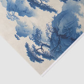 Japanse Bonsai Boom Inkt Schilderen Decoupage Tissuepapier (Detail)