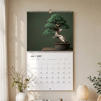 Japanse Bonsai Boom Kunst Kalender