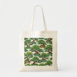 Japanse Bonsai Boomgaard Patroon Tote Bag