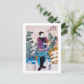 Japanse Bonsai Master, Kuniyoshi, Ukiyo-e Briefkaart (Staand voorkant)