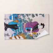 Japanse Bonsai Master, Kuniyoshi, Ukiyo-e Handdoek (Handdoek)