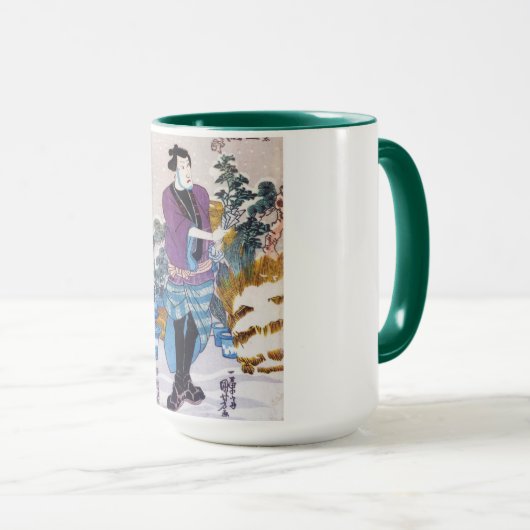 Japanse Bonsai Master, Kuniyoshi, Ukiyo-e Mok (Voorkant rechts)