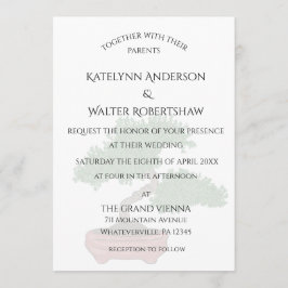 Japanse Bonsai Tree Wedding Kaart