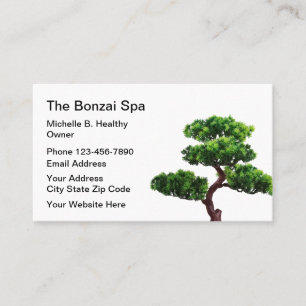 Japanse Bonzai Spa Thema Visitekaartje