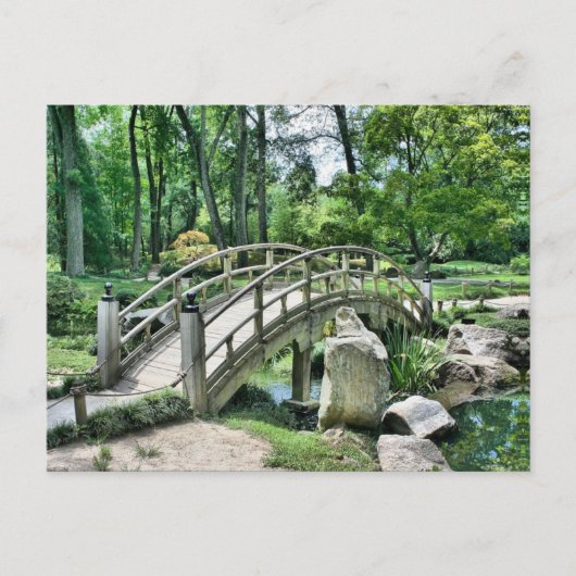 Japanse boogbrug briefkaart (Voorkant)