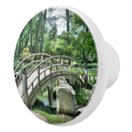 Japanse boogbrug keramische knop