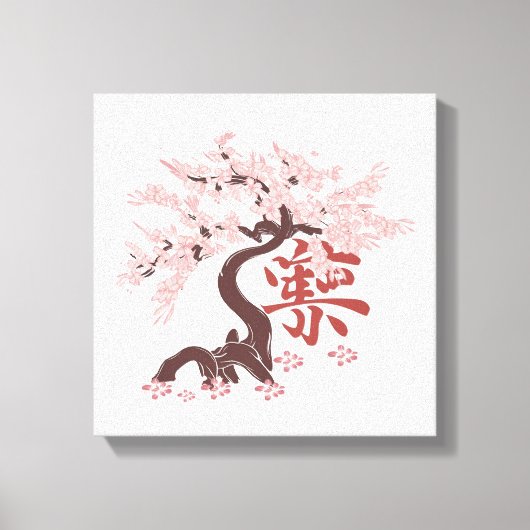 Japanse boom canvas afdruk (Voorkant)