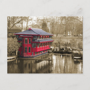 Japanse boot briefkaart