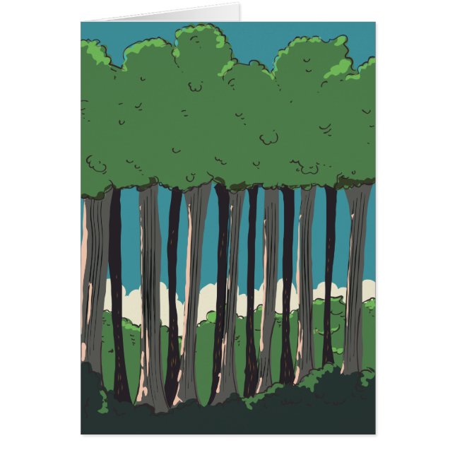 Japanse bosbomen (Voorkant)