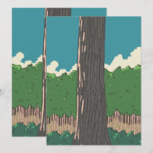 Japanse bosbomen (Voorkant / Achterkant)