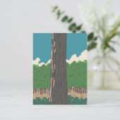 Japanse bosbomen briefkaart (Staand voorkant)