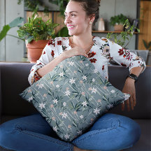 Japanse botanische zen bloemen patroon