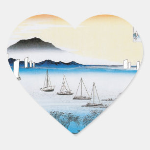 JAPANSE BOTEN HART STICKER
