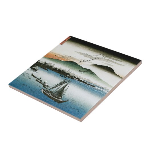 Japanse boten tegeltje (Zijkant)