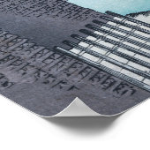 Japanse bouwnijverheid Ukiyo-e door Hokusai Poster (Hoek)