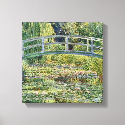 Japanse Bridge Claude Monet Fine Art Canvas Afdruk (Voorkant)