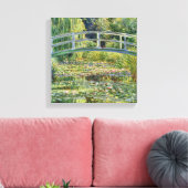 Japanse Bridge Claude Monet Fine Art Canvas Afdruk (Insitu (Woonkamer))