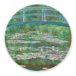 Japanse Bridge Claude Monet Fine Art Keramische Knop