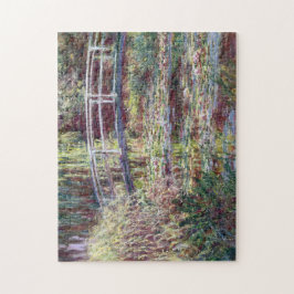 Japanse Bridge Symfonie in Roos Monet Fine Art Legpuzzel