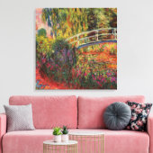 Japanse Bridge Water Lily Pond van Claude Monet Canvas Afdruk (Insitu (Woonkamer))