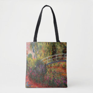 Japanse Bridge Water Lily Pond van Claude Monet Tote Bag
